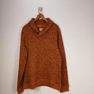 Le 31 Simons Mens Shawl Collar Sweater Size Large ochre/mustard color Soft Warm